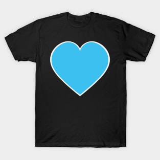 Cyan heart T-Shirt